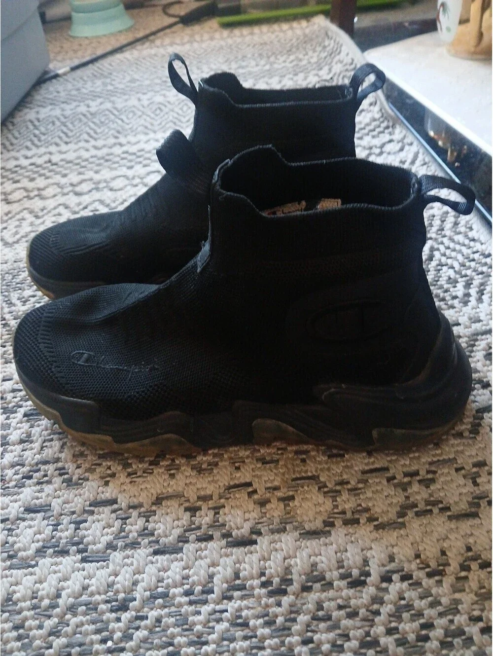 9 Women's Pull-on Black Champion Shoes